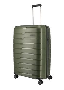 Trolley Travelite "AIR BASE Reisekoffer Hartschale", Damen, Gr. B/H/T: 51cm x 77cm x 30cm 105 l, gr&uuml;n (olive), Polypropylen, Koffer Trolley, kratzresistenter Oberfl&auml;che und cleverer Innenaufteilung