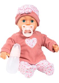 Babypuppe BAYER "First Words 38 cm rosa", rosa, Puppen, Baby, Babypuppe