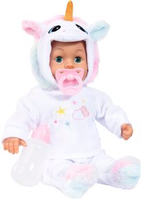 Babypuppe BAYER "First Words 38 cm wei&szlig;", wei&szlig;, Puppen, Baby, Babypuppe