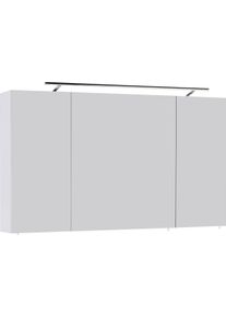 Spiegelschrank SAPHIR "3040", wei&szlig;, B:120cm H:74cm T:20cm, Melamin, Schr&auml;nke, Spiegelschrank, Breite 120 cm