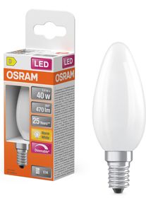 Osram LED-Leuchtmittel "LED Retrofit CLASSIC Kerzenform", Energieeffizienz: D, wei&szlig;, L:10cm &Oslash;:3,5cm, Leuchtmittel, LED-Leuchtmittel