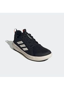 Wanderschuh adidas terrex "BOAT CLIMACOOL", Damen, Gr. 38, orange (core schwarz, chalk wei&szlig;, semi impact orange), Synthetik, Textil, Schuhe Wanderschuh, w&auml;rmend