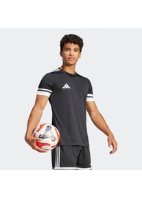 Fu&szlig;balltrikot adidas Performance "SQUA25 JSY M", Herren, Gr. S, schwarz-wei&szlig; (schwarz, wei&szlig;), Obermaterial: 100% Polyester, Rundhals, Trikots Fu&szlig;balltrikot
