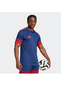 Fu&szlig;balltrikot adidas Performance "SQUA25 JSY M", Herren, Gr. XL, blau (team navy blau 2, team power rot 2), Obermaterial: 100% Polyester, Rundhals, Trikots Fu&szlig;balltrikot