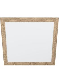Eglo Deckenleuchte "PIGLIONASSO", wei&szlig; (holz), H: 5,5cm, 1 Stk., Leuchten, Deckenleuchte Holz, Kunststoff - 32W - Neutralwei&szlig;, Deckenleuchte