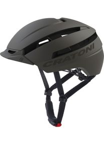 Fahrradhelm Cratoni "C-Loom 2.0" Gr. 58, schwarz (wei&szlig;, neutral), Helme, 58/61, Fahrradhelm