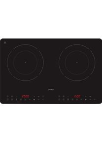 Medion Doppel-Induktionskochplatte "MD 100091", schwarz, B:56,6cm H:4,7cm T:36cm, Kochplatten, flacher als herk&ouml;mmliche Ger&auml;te, Doppel-Induktionskochplatte