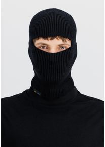 Sturmhaube Alpha Industries "Label Balaclava", Herren, Gr. onesize, schwarz, Shell: 47% Viscose. 30% Nylon. 23% Polyester, M&uuml;tzen Sturmhaube