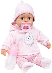 Babypuppe BAYER "First Words 38 cm hellrosa", rosa, Puppen, Baby, Babypuppe