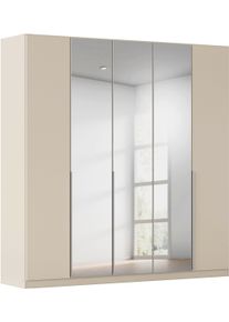 Dreht&uuml;renschrank OTTO HOME "Kleiderschrank Schrank Garderobe AGORDO mit Dekor- oder Hochglanzfront", beige (beige (champagner)), B:226cm H:229cm T:54cm, Holzwerkstoff, Schr&auml;nke, Dreht&uuml;renschrank, durchdachte Innenausstattung, in 8 Breiten und 2 H&ouml;hen MADE IN GERMANY