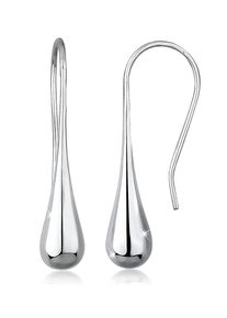 Paar Ohrh&auml;nger Elli "Ohrringe Elli Ohrringe Tropfen Geo Trend 925 Sterling Silber" Gr. 30, silber, Ohrringe, Damen, 30, ohne Stein, Silber 925 (Sterlingsilber), Paar Ohrh&auml;nger