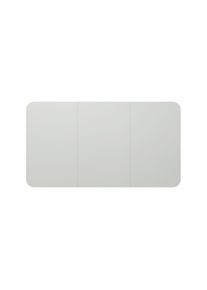 Design-XXL-Whiteboard VisuWall Curve, Stahlblech, emailliert, BxH 3920 x 1980 mm, grau Chameleon