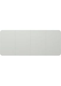 Design-XXL-Whiteboard VisuWall Curve, Stahlblech, emailliert, BxH 4900 x 1980 mm, grau Chameleon