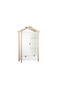 Livetastic , Naturfarben, Wei&szlig; , Holz, Holzwerkstoff , Kiefer , massiv , 3 F&auml;cher , 1 Schublade(n) Schubladen , 112x187x51 cm ,