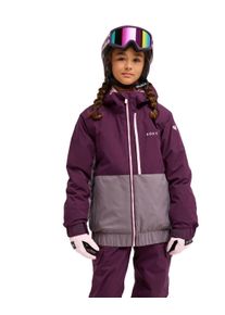 Snowboardjacke Roxy "Crystal Clear 10K", Kinder, Gr. 8, schwarzberry wine, Obermaterial: 100% Polyester., Jacken Snowboardjacke