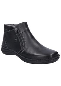 Winterstiefel Josef Seibel "New Anvers 04", Herren, Gr. 47, schwarz, Leder, Schuhe Winterstiefel, Winterschuh, Stiefel, Komfortschuh in Schuhweite K (extraweit)