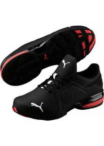 Sneaker Puma "VIZ RUNNER", Herren, Gr. 48,5, Puma schwarz, Puma wei&szlig;, Synthetik, Schuhe Sneaker, f&uuml;r sportliche Aktivit&auml;ten, mit Gummilaufsohle, mit Schn&uuml;rung