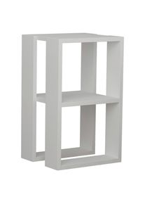 Livetastic , Wei&szlig; , Holzwerkstoff , rechteckig , 34x55x30 cm , Stauraum, einfacher Aufbau ,