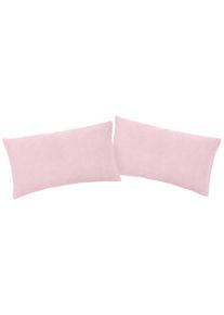 Bettw&auml;sche OTTO HOME "Desner3", rosa, B/L: 135cm x 200cm, 1 Stk., 1 Stk., Microfaser, B/L: 80cm x 80cm, 2, Microfaser, Obermaterial: 100% Polyester, Bettw&auml;sche, Bettw&auml;sche, Bettw&auml;sche mit Rei&szlig;verschluss, Cashmere-Touch, kuschelig & weich