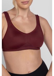 Sport-BH Dorina "FLEX", Damen, Gr. 95, Cup C, rot, Obermaterial: 75% Polyamid, 15% Polyester, 10% Elasthan, bequem, BHs Sport-BH, mit atmungsaktiven Mesh-Tr&auml;gern