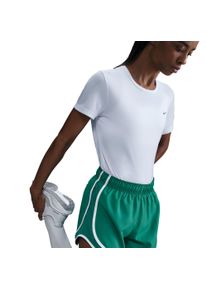 Laufshirt Nike "W NK TEMPO DF SS TOP", Damen, Gr. XS, wei&szlig;, reflective, Obermaterial: 100% Polyester, Shirts Laufshirt, mit reflektierendem Logo, atmungsaktiv, schnell trocknend