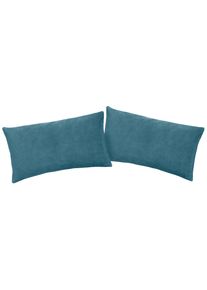 Bettw&auml;sche OTTO HOME "Desner3", petrol, B/L: 155cm x 220cm, 1 Stk., 1 Stk., Microfaser, B/L: 80cm x 80cm, 2, Microfaser, Obermaterial: 100% Polyester, Bettw&auml;sche, Bettw&auml;sche, Bettw&auml;sche mit Rei&szlig;verschluss, Cashmere-Touch, kuschelig & weich