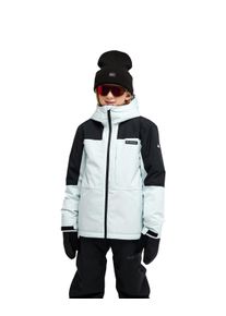 Snowboardjacke Quiksilver "Forever 20K", Kinder, Gr. 8, schwarz-wei&szlig; (ice flow), Obermaterial: 100% Polyester., Jacken Snowboardjacke