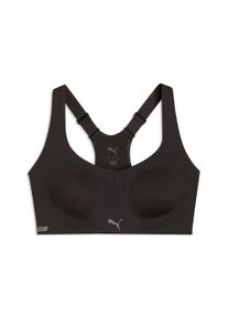Sport-BH Puma "PWRMODE BRA - HIGH", Damen, Gr. S, N-Gr, schwarz (Puma schwarz), Interlock, Obermaterial: 71% Polyester, 29% Elasthan, schmal, BHs Sport-BH, schmale Passform, f&uuml;r Fitness-Training, sportlicher Stil