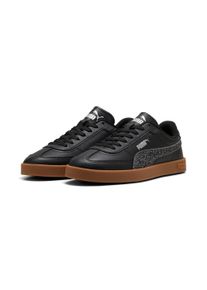 Sneaker Puma "CLUB II ERA FELINE", Damen, Gr. 37,5, Textil, schwarz (Puma schwarz, slate sky), Synthetik, Schuhe Sneaker