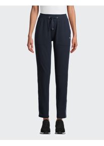 Jogginghose Joy Sportswear "D JOGGINGHOSE THEKLA", Damen, Gr. 42, N-Gr, blau (night), Obermaterial: 96% Baumwolle, 4% Elasthan, Hosen Jogginghose, bequeme Passform, f&uuml;r Freizeit und Training, sportlicher Stil