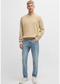 Straight-Jeans BOSS Orange "Re Maine Stretch Denim", Herren, Gr. 40, L&auml;nge 32, blau (bright blau430), Denim/Jeans, Obermaterial: 98% Baumwolle, 2% Elasthan, unifarben, regular fit normal, Jeans Straight-Jeans, Regular Gerades Bein Mittlere Leibh&ouml;he