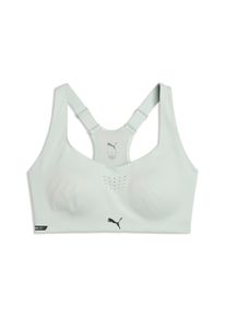 Sport-BH Puma "PWRMODE BRA - HIGH", Damen, Gr. XL, N-Gr, wei&szlig; (crme de mint), Interlock, Obermaterial: 71% Polyester, 29% Elasthan, schmal, BHs Sport-BH, schmale Passform, f&uuml;r Fitness-Training, sportlicher Stil
