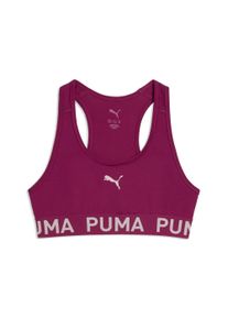 Sport-BH Puma "STRONG BRA G", M&auml;dchen, Gr. 176, N-Gr, fuchsia glow, Interlock, Obermaterial: 85% Polyester, 15% Elasthan, bedruckt, schmal, BHs Sport-BH, f&uuml;r Sportmode, mit DryCELL Technologie, f&uuml;r mittlere Belastung