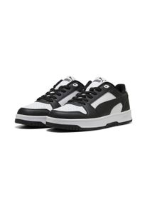 Sneaker Puma "REBOUND SLAM LO", Damen, Gr. 45, schwarz-wei&szlig; (Puma schwarz, Puma wei&szlig;), Synthetik, Schuhe Sneaker