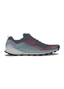 Trailrunningschuh Lowa "AMPLUX 2 GTX WS", Damen, Gr. 39,5, grau (navy, beere), Synthetik, Textil, Schuhe Trailrunningschuh, wasserdicht, winddicht,atmungsaktiv dank GORE-TEX Membrane