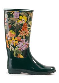 Gummistiefel Aigle "Venise Print", Damen, Gr. 36, bunt (kew garden 2), Obermaterial: 100% Naturkautschuk NaRubber., Schuhe Gummistiefel