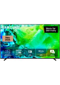 Samsung QLED-Fernseher "GQ85QN80HAU", Energieeffizienz: E, titanschwarz, 85 &Prime;, Fernseher, Real QLED Mini-LEDs, Motion Xcelerator 144 Hz, Gaming Hub, Dolby Atmos, QLED-Fernseher
