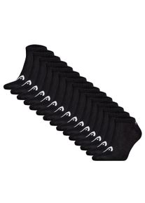 Sneakersocken Head "Socken Head ELEMENTS ALL SPORTS SNEAKER 15P ECOM 001 15er Pack", Damen, Gr. 43-46, schwarz, Obermaterial: 73% Baumwolle CO. 23% Polyester PES. 2% Polyamid PA. 2% Elasthan EL., Socken Sneakersocken