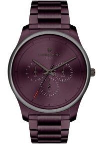 Multifunktionsuhr Liebeskind Berlin "LT-0359-MM", lila (purpurviolett), Armbanduhren, Damen, Multifunktionsuhr