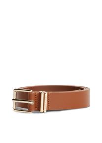 Lederg&uuml;rtel Tommy Hilfiger "TH SQUARE", Damen, Gr. 95, winter cognac, Rindsleder, G&uuml;rtel Lederg&uuml;rtel