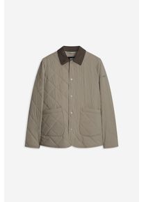 Steppjacke Cinque "CISPARK", Herren, Gr. L, beige (braun), Web, Obermaterial: 83% Nylon, 17% Elasthan, unifarben, slim fit h&uuml;ftlang, abgesteppte Kante, Jacken Steppjacke, Slim Fit, leicht wattiert, Druckknopf‑Verschluss