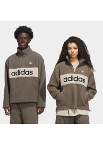 Sweatshirt adidas originals "ORIGINALS POLARFLEECE", Damen, Gr. XL, branch, Obermaterial: 100% Polyester, normal, Rundhals, angesetztes B&uuml;ndchen, Sweatshirts Sweatshirt