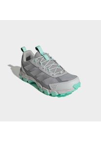 Trailrunningschuh adidas terrex "ROCKADIA", Damen, Gr. 43, clear mint, grau two, silber metallic, Synthetik, Textil, Schuhe Trailrunningschuh