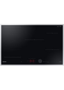 Samsung Flex-Induktions-Kochfeld "NZ85C6058HK/U1", grau (silberfarben), B:80cm H:4,8cm T:52cm, Kochfelder, Mehr Flexibilit&auml;t und viel Platz deine Pfannen & T&ouml;pfe. Mit WiFi, Flex-Induktions-Kochfeld
