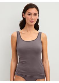 Shirttop Calida "Natural Comfort", Damen, Gr. XS (36/38), sparrow braun, Single Jersey, Obermaterial: 92% Baumwolle, 8% Elasthan, h&uuml;ftbedeckend, Rundhals, Tops Shirttop, elastisch, pillingarm, weich, Single Jersey Qualit&auml;t, atmungsaktiv