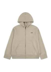 Kapuzensweatjacke LEVI'S KIDS "LVB ESSENTIAL HOODIE", Jungen, Gr. 6 (116), fields of rye, Sweatware, Obermaterial: 60% Baumwolle, 40% Polyester, unifarben, regular fit normal, Rippb&uuml;ndchen, Sweatjacken Kapuzensweatjacke