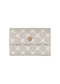 JOOP! Geldb&ouml;rse JOOP "cortina 1.0 cosma purse mh10f", Damen, grau (tuffet), Lederimitat, bedruckt, Kleinlederwaren Geldb&ouml;rse, Geldbeutel, Money Poket, Portemonnaie, Kartentasche mit Druckknopf