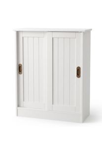 Schuhschrank OTTO HOME "Malm&ouml; Schuhkommode mit Schiebet&uuml;ren", wei&szlig;, B:77cm H:89cm T:37cm, Massivholz, Schr&auml;nke, Schuhschrank, aus massiver FSC-zertifizierter Kiefer, Breite 77 cm