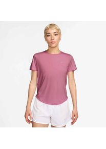 Laufshirt Nike "W NK TEMPO DF SS TOP", Damen, Gr. XS, peony, reflective, Obermaterial: 100% Polyester, Shirts Laufshirt, mit reflektierendem Logo, atmungsaktiv, schnell trocknend