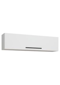 Mid.you Wandregal, Wei&szlig;, Holzwerkstoff, 115x30x30 cm, h&auml;ngend, Wohnzimmer, Regale, Wandregale